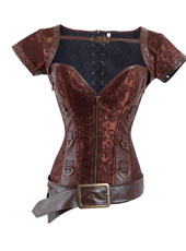 Retro and Fashion Overbust Corset With Jacket  S-XXL MH1209