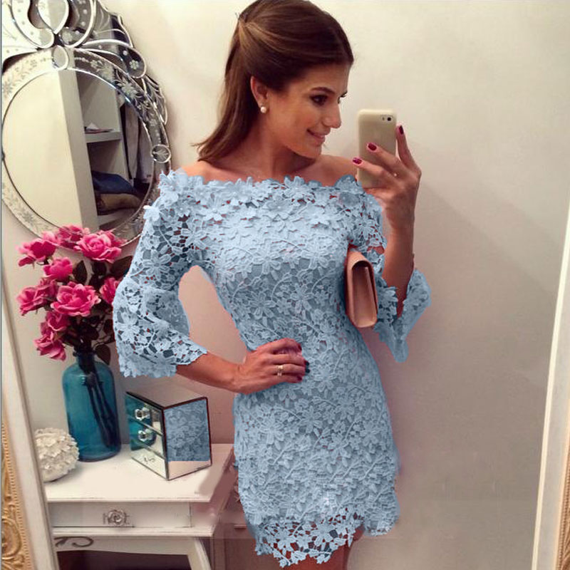 The light blue dress S-XL MH5380