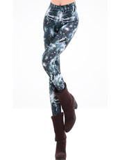 cyanine Galaxy Slim Leggings MH13011