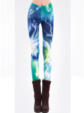Blue Galaxy Slim Leggings MH13015