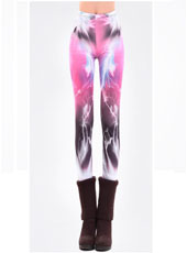 Grey and Pink Slim Leggings MH13017