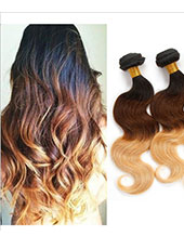 Two Tone Ombre Brazilian Hair Extension MH15005