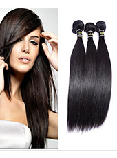Malaysia Natural Black Color Straight Hair MH15012