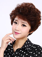 High Temperature Women Fluffy  Short Wig  MH15032
