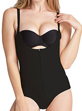 Black Color Strapes With Zipper Bodyshaper XS-3XL MH1304