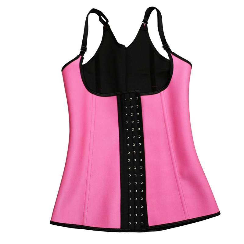 Pink Latex Vest Corset XS-6XL MH1050