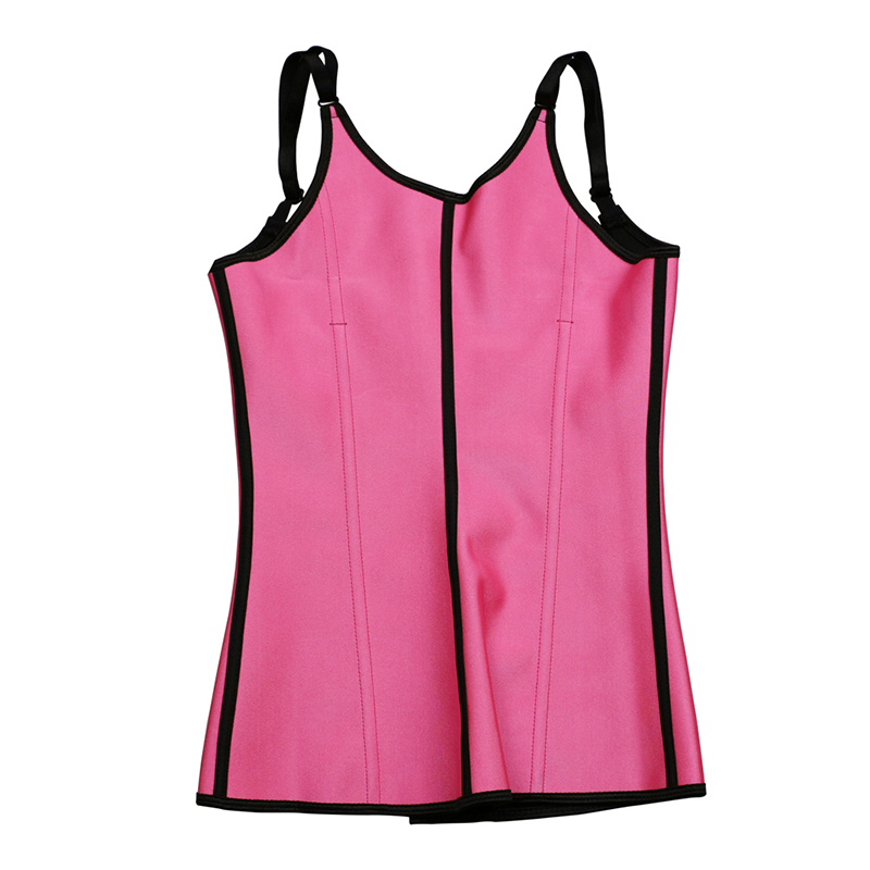 Pink Latex Vest Corset XS-6XL MH1050