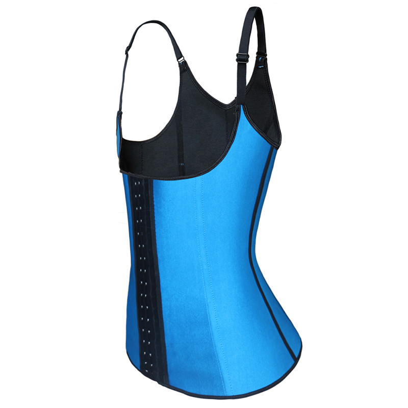 Blue Latex Vest Corset XS-6XL MH1051