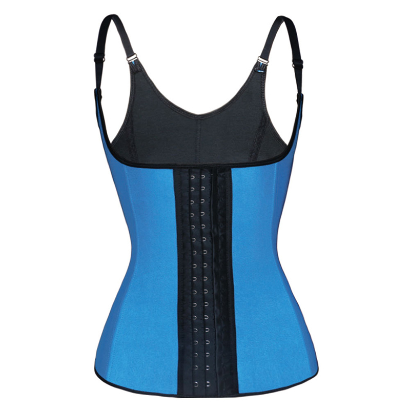 Blue Latex Vest Corset XS-6XL MH1051