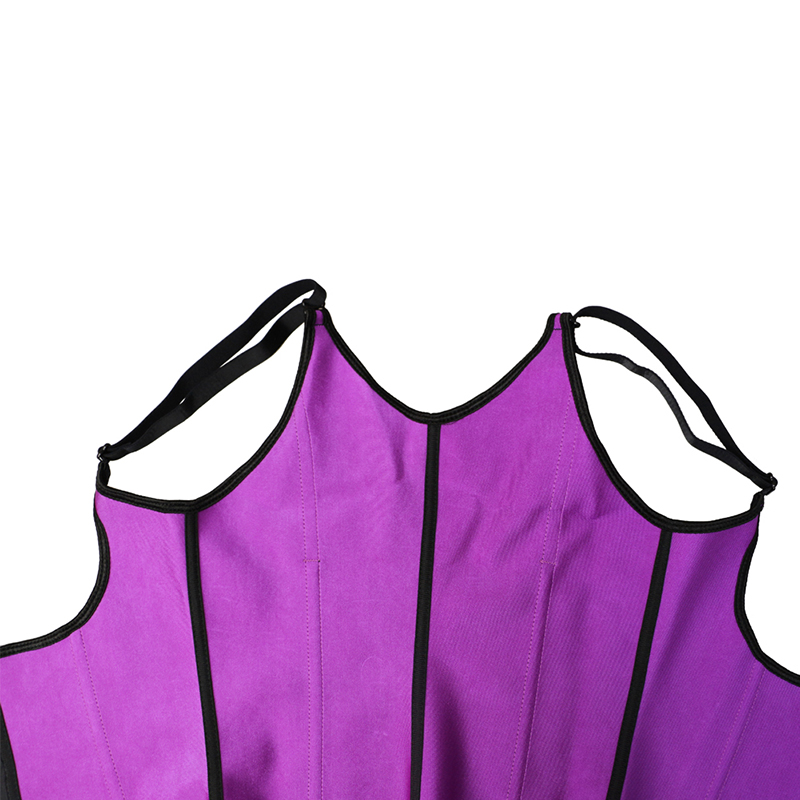 Purple Latex Vest Corset XS-6XL MH1052