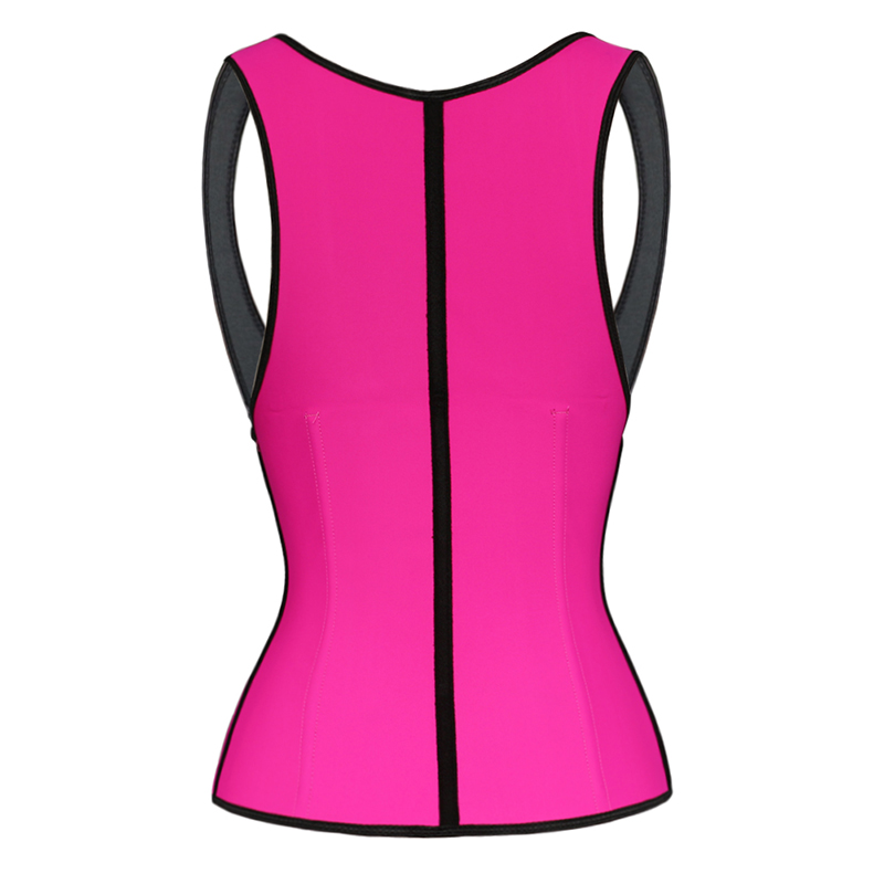 Pink Two Strapes Vest Waist Cincher XXS-6XL MH1011-Nanbin waist trainer