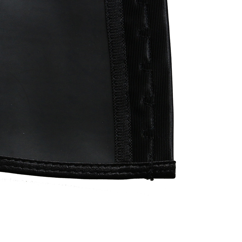 Black Adjustable Hooks with Zipper Latex Vest S-6XL MH1258