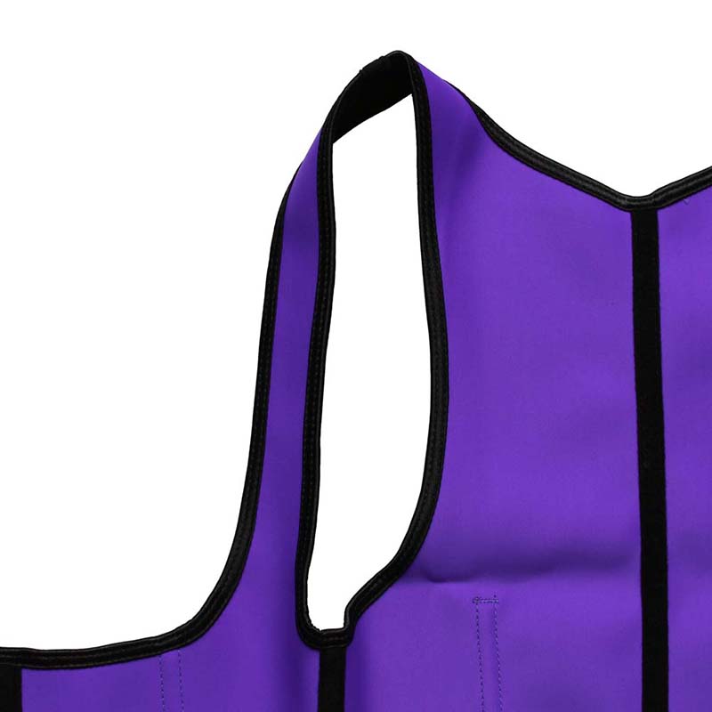 Purple 9 steel bone Vest Waist Cincher XXS-6XL MH1012