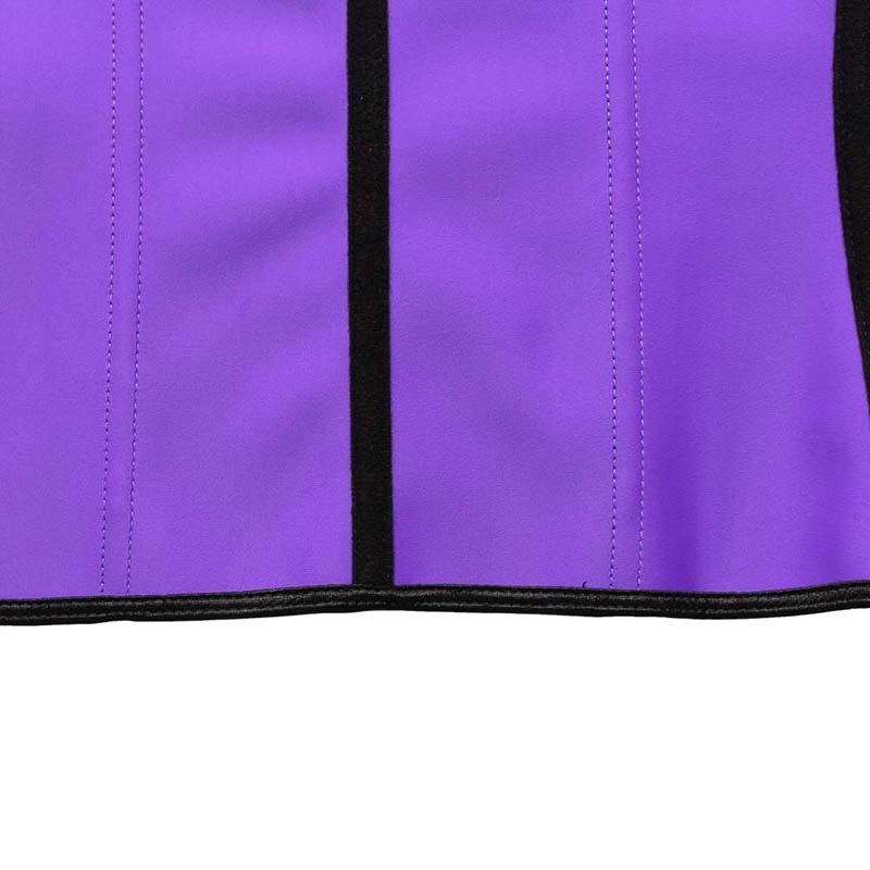 Purple 9 steel bone Vest Waist Cincher XXS-6XL MH1012