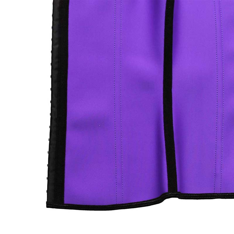 Purple 9 steel bone Vest Waist Cincher XXS-6XL MH1012