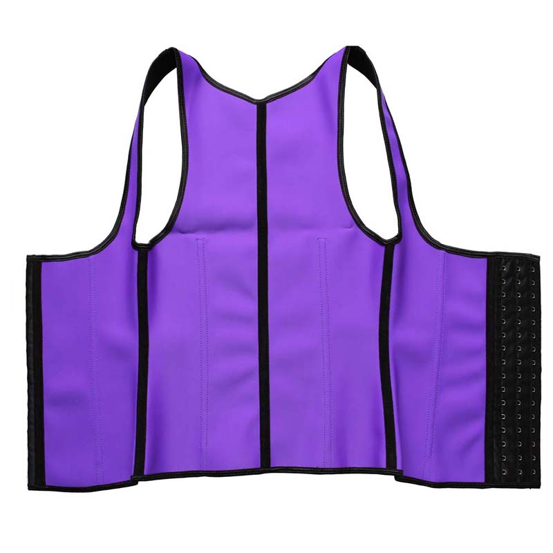 Purple 9 steel bone Vest Waist Cincher XXS-6XL MH1012