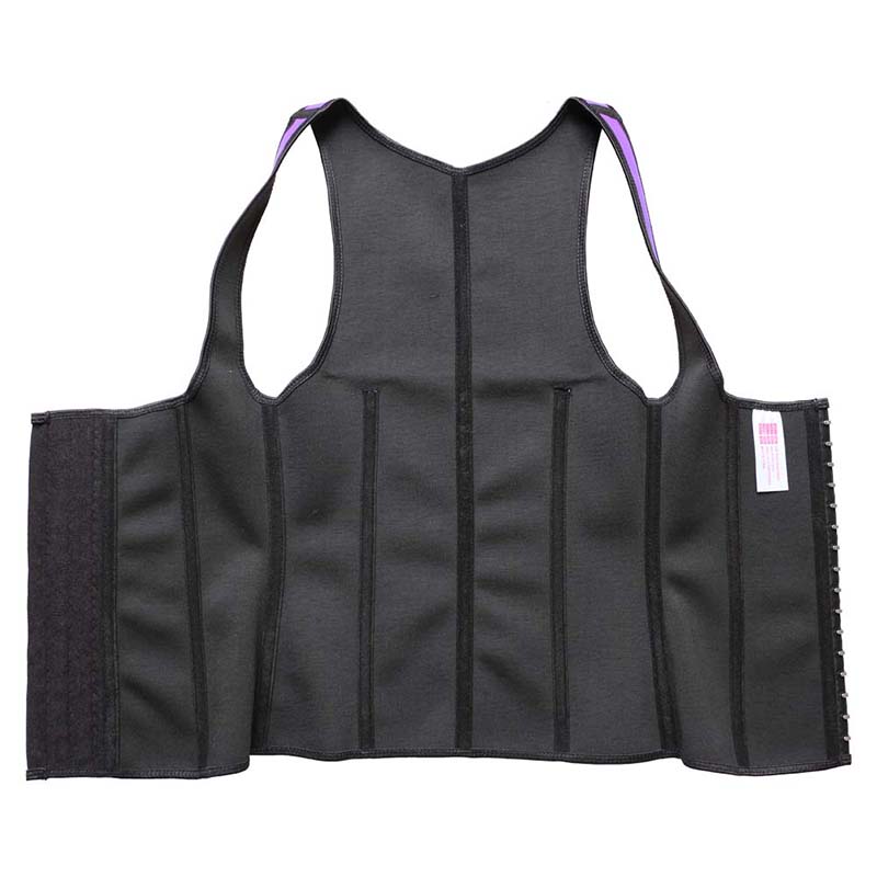 Purple 9 steel bone Vest Waist Cincher XXS-6XL MH1012