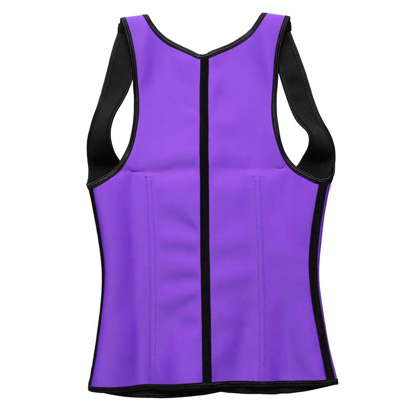Purple 9 steel bone Vest Waist Cincher XXS-6XL MH1012
