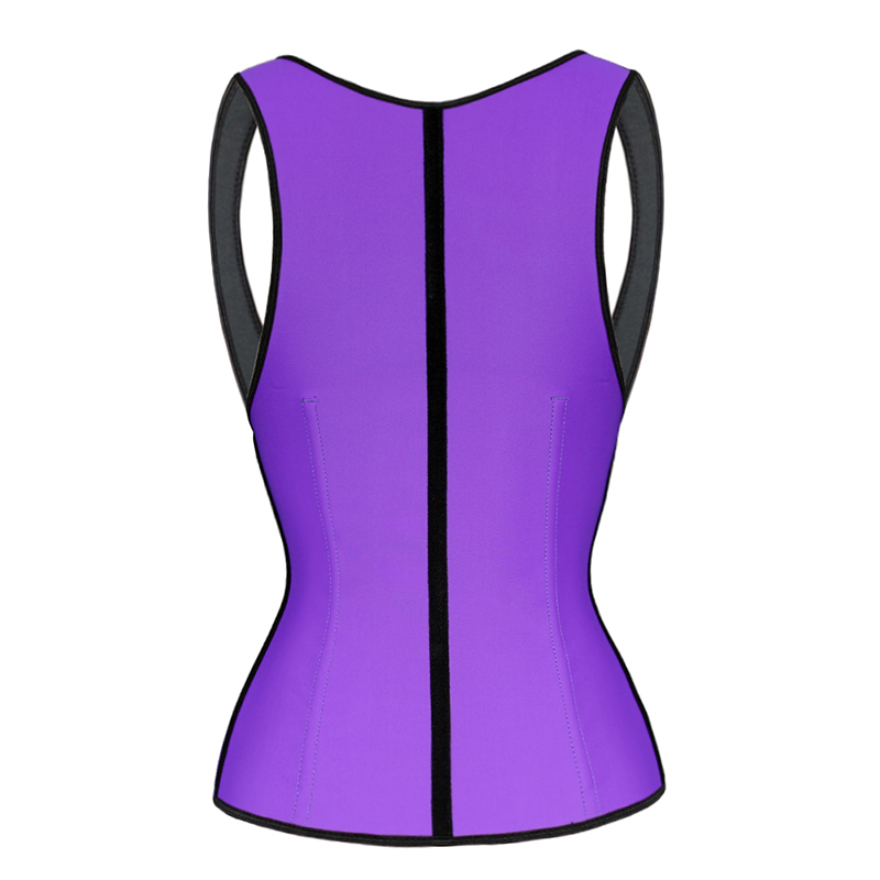 Purple 9 steel bone Vest Waist Cincher XXS-6XL MH1012
