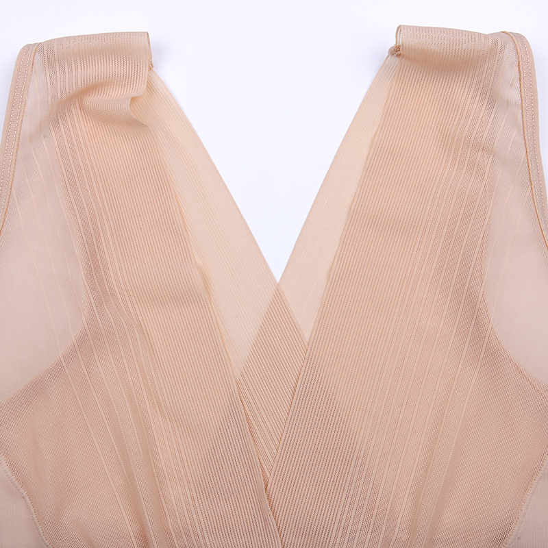 Nude Itailian QS Postpartum Open Bust Panty Bodysuit M-4XL MH1482