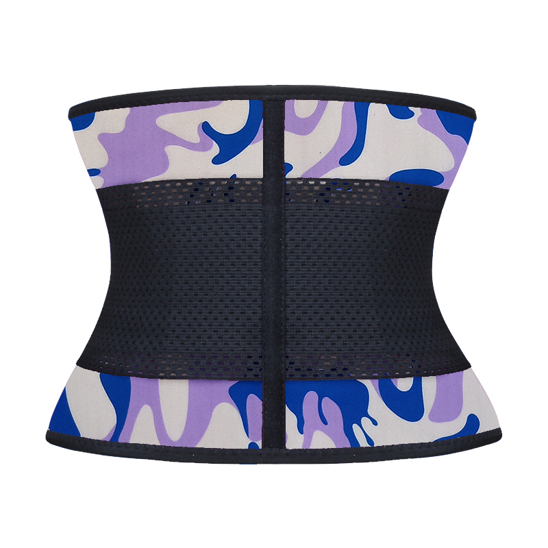 Camouflage  Latex Waist Trimmer Belt XS-3XL MH1869