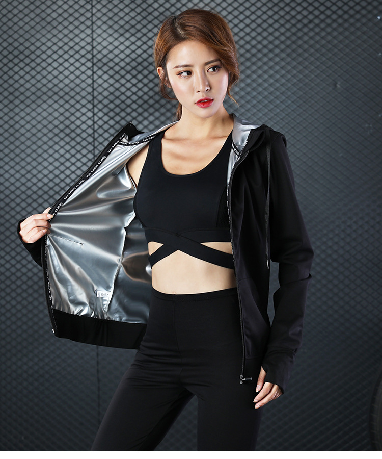 Spring and summer new sweat suits women's long-sleeved hooded sweat coat large size sweat pants women's yoga clothing MH1797