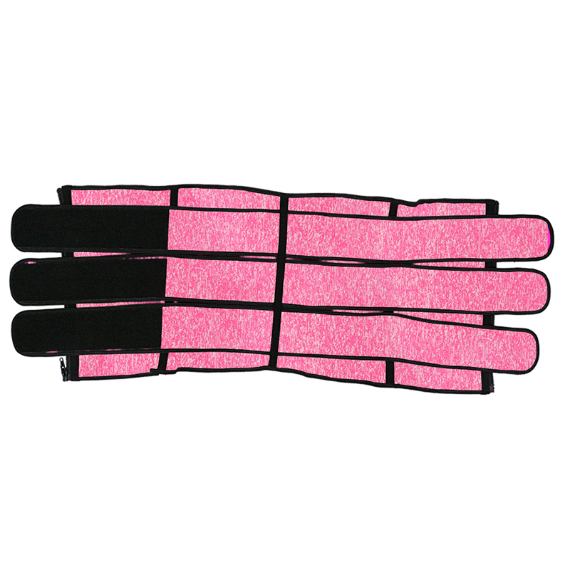 Snow Pink Neoprene Triple Belt with Zipper MHW100016SP