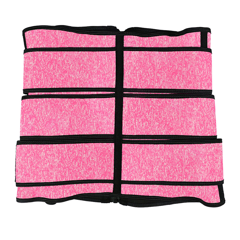 Snow Pink Neoprene Triple Belt with Zipper MHW100016SP