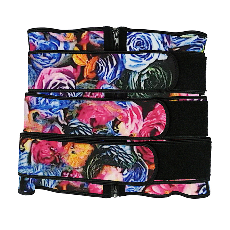 Rose Three Belt Zipper Waist Trainers MHW100001RF