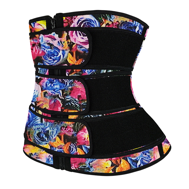 Rose Three Belt Zipper Waist Trainers MHW100001RF