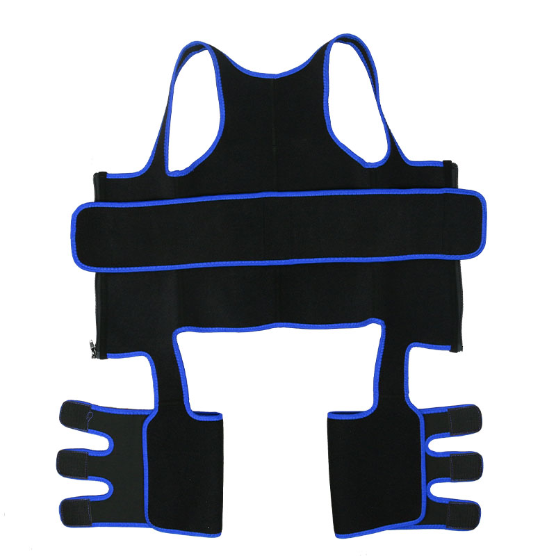 Single Belt Neoprene Shaper Vest MHW100047BL