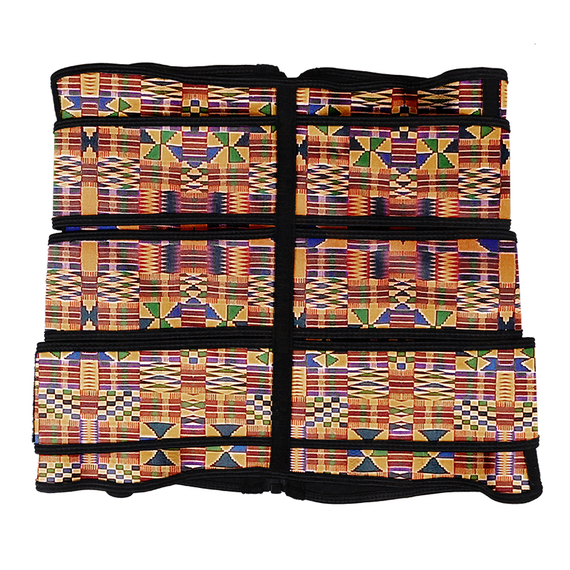African Print Three Belt with Zipper MHW100001or