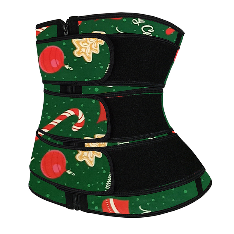 Christmas Print Three Belt with Zipper MHW100001CI