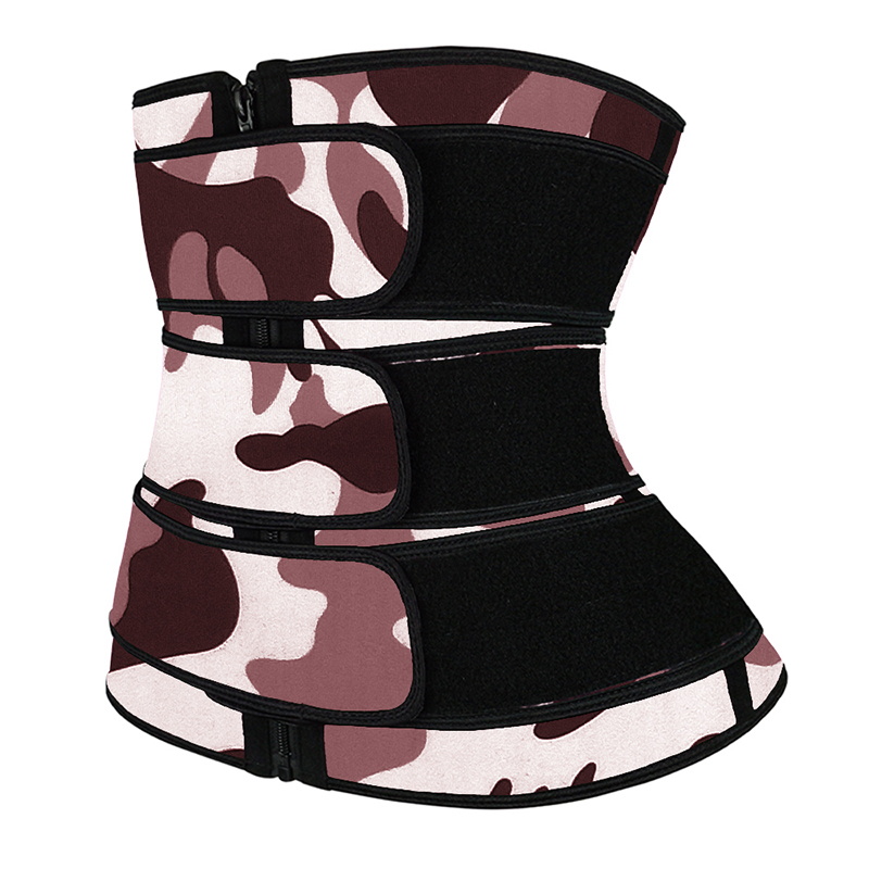 Brown Camouflage Zipper Three Belt MHW100001BRL