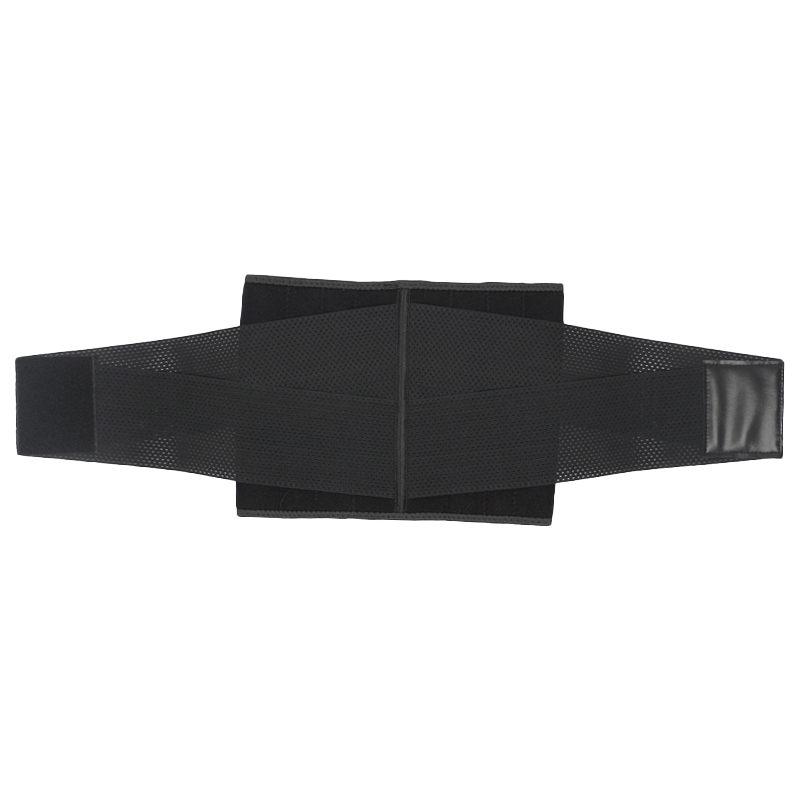 Black Neoprene Trimmer Belt with Leather Label MHW100067B