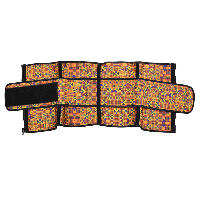 Geometric Pattern Latex Waist Trainer Size XS-3XL MH1696