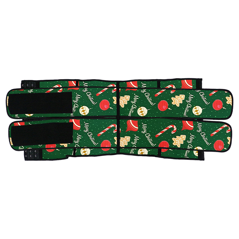 Christmas Hooks Latex Waist Trainer with Two Belts MH1872CI