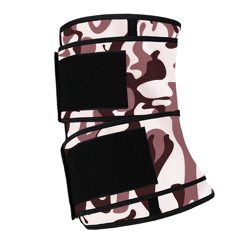 Camouflage Brown Hooks Latex Waist Trainer with Two Belts MH1872BRL