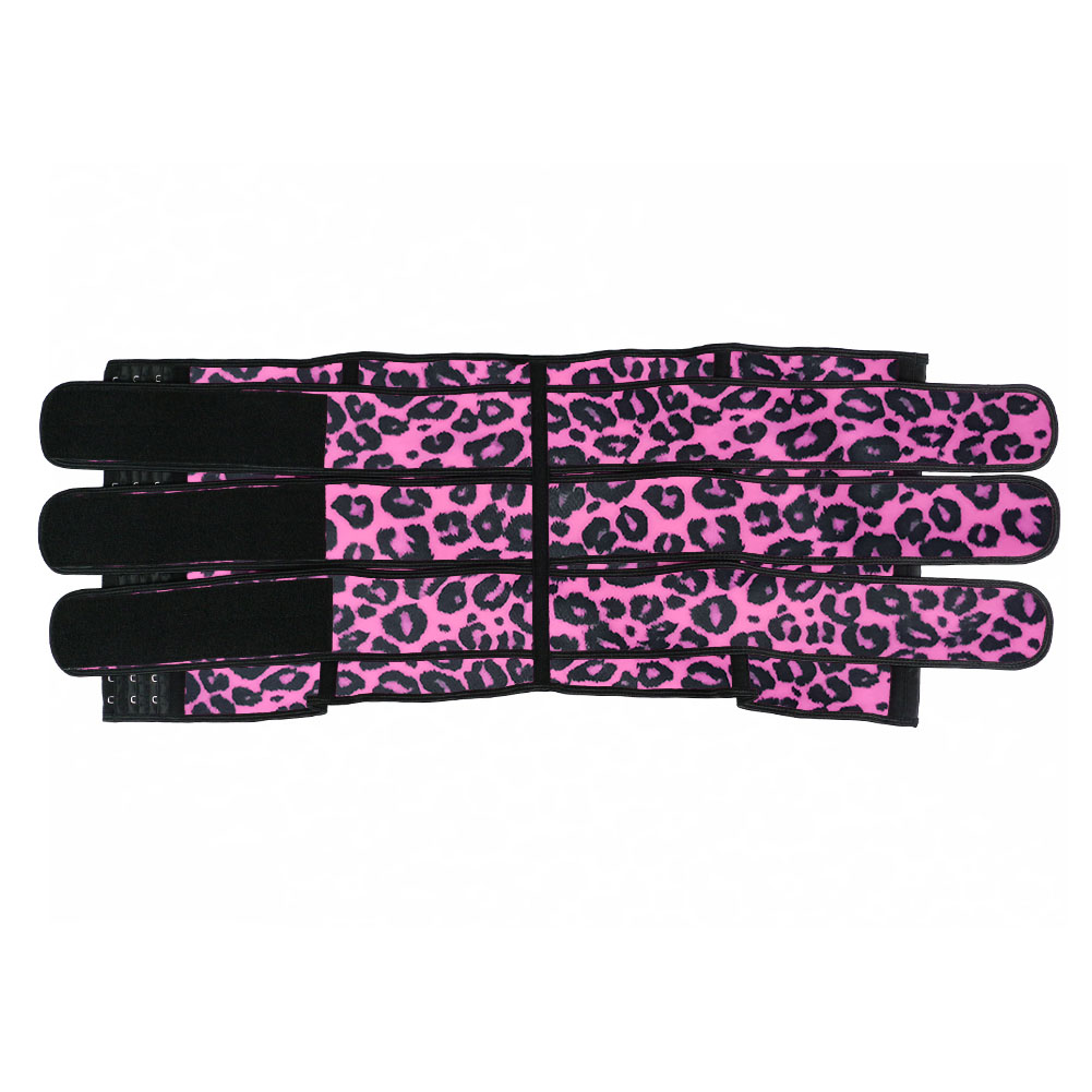 Pink Leopard Hook Three Belt MHW100004PL