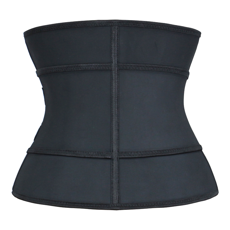 Black Two Layers Latex Waist Trainer With Belt XS-3XL MH1679
