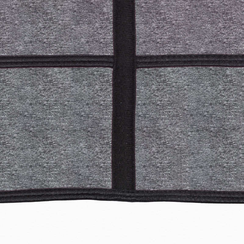 Snow Grey Neoprene Zipper Waist Trainer with Single Belt MH1948SA