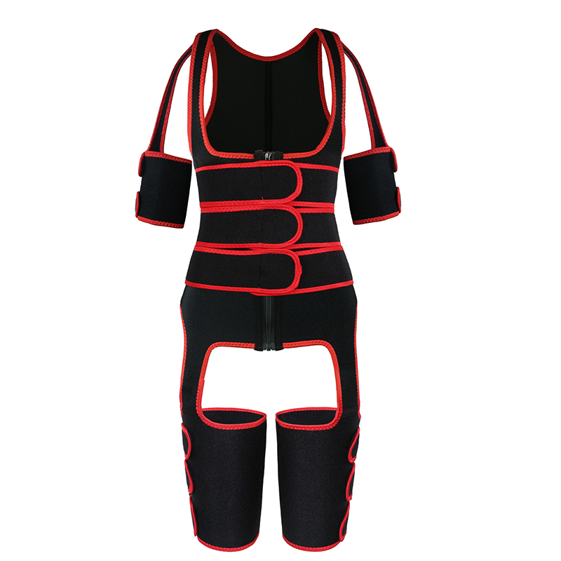 Three Belts Thigh Shaper Vest With Arms Shaper MHW100080R