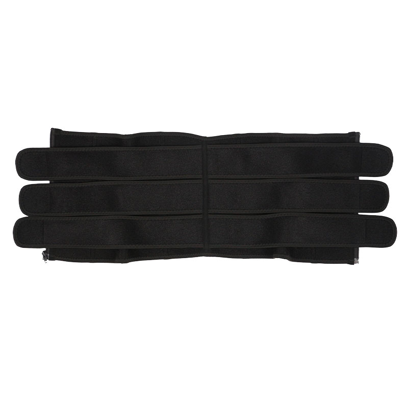 9 Steel Bones OK Fabric Three Belts Waist Trainer with Zipper MHW100114