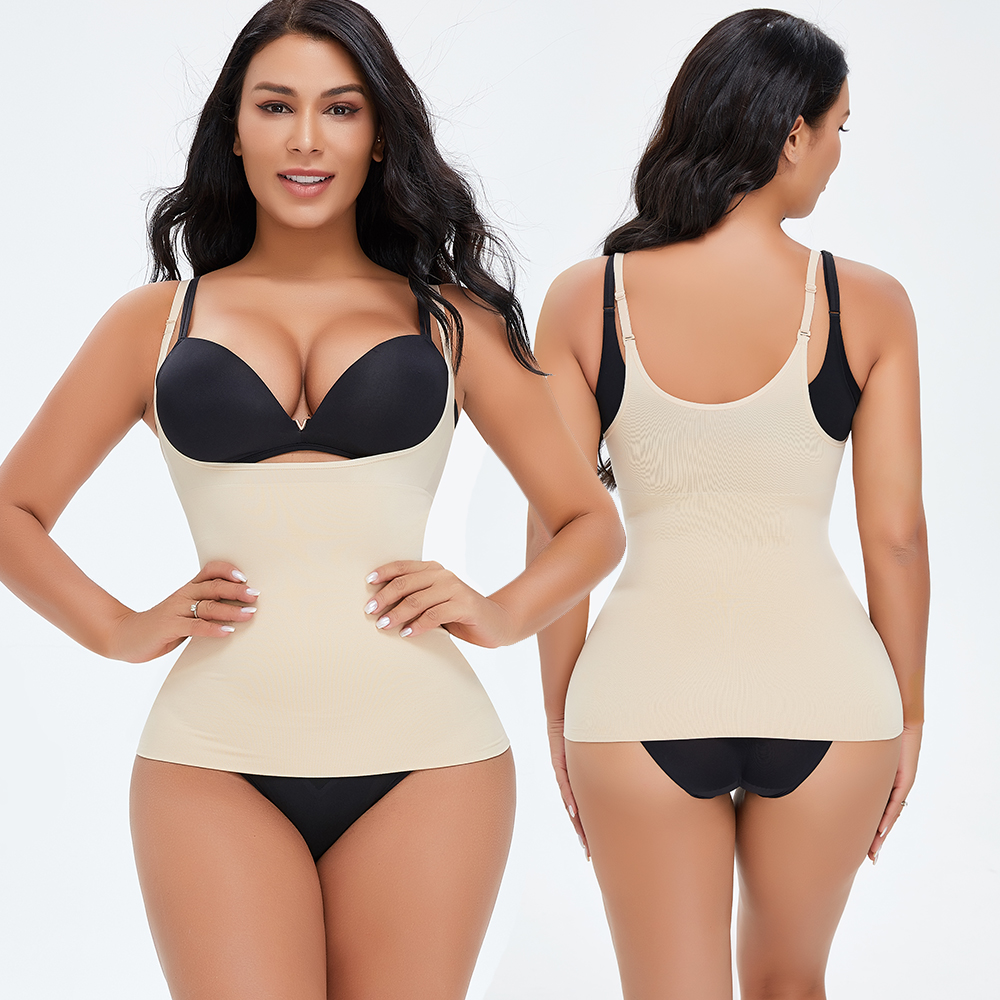 Nude Adjustable Strap Tummy Vest MHW100030N
