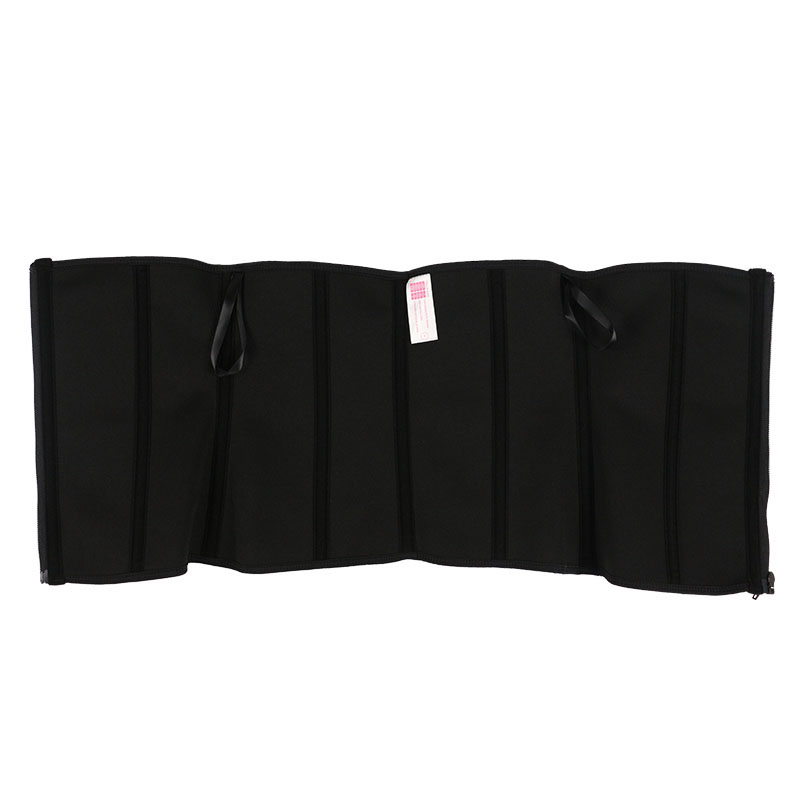 Double Straps OK Fabric Waist Trainer With YKK Zipper MHW100088
