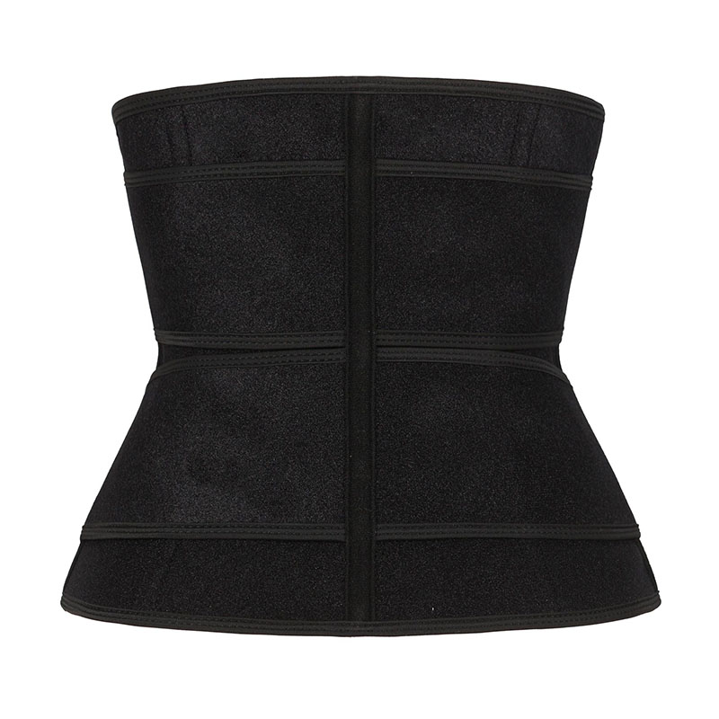 Double Straps OK Fabric Waist Trainer With YKK Zipper MHW100088