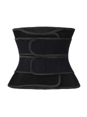 Black Neoprene Double Belt MHW100127B 