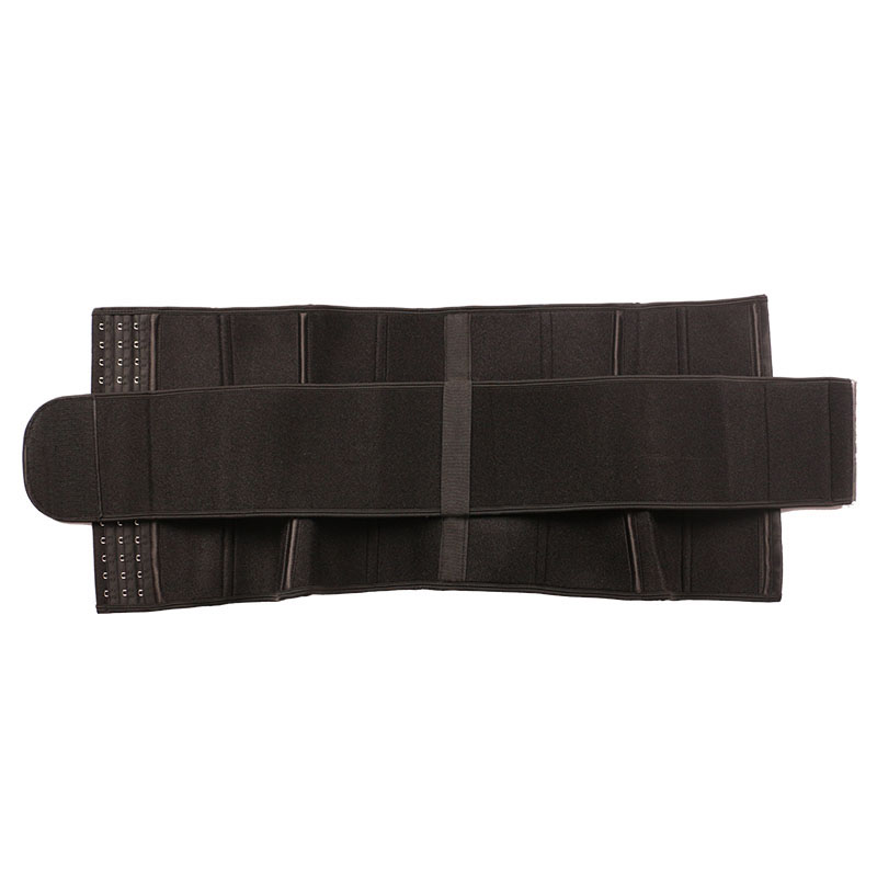 9 steel bones detachable square buckle and pulley hook waist trainer