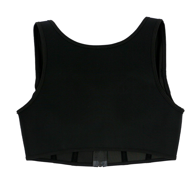 Special Design Zipper Latex Vest MHW100308B