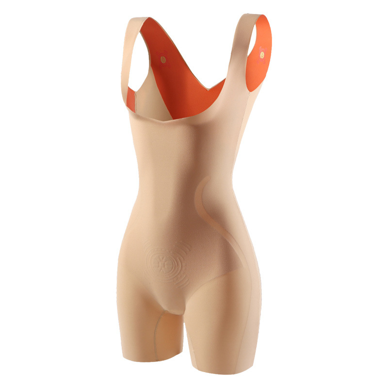 Nude Postpartum slimming jumpsuit containing energy stone MT000134N
